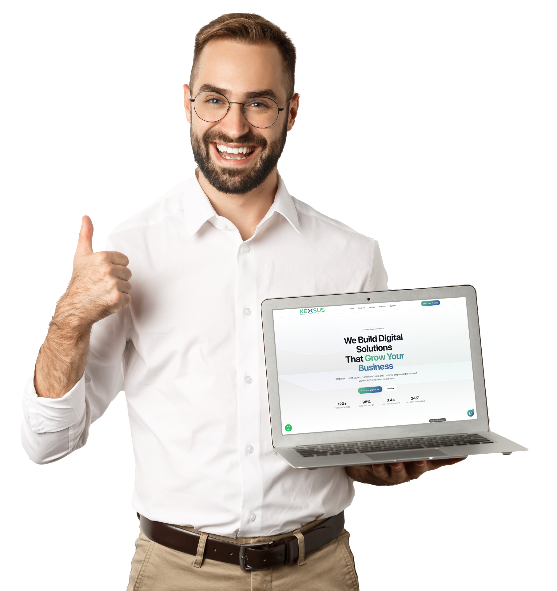 A happy Nexsus customer growing her business online