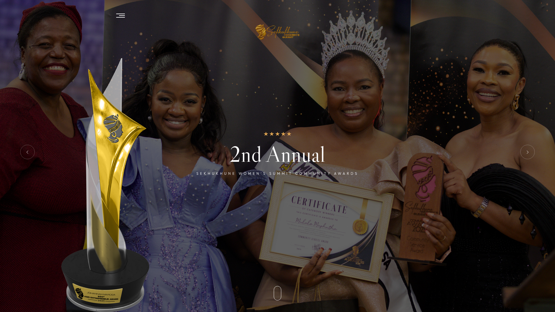 Sekhukhune Women's Summit website preview